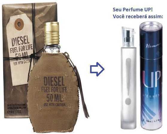 Perfume Masculino 50 ml - UP! 37 - Diesel Fuel For Life